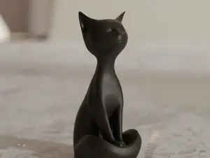 Kissing Cat Meditation - Buddha like
