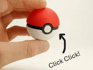 Mini Pokeball Clicker - Sans Ams - OpenSource