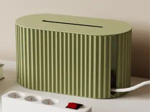 Cable Management Box - Gear pattern