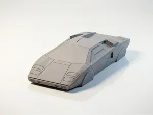 Lamborghini Countach Sports Car 3D Printable