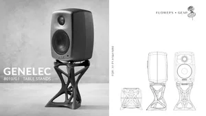Genelec 8010/G1 Table Stands / 真力 8010/G1 桌面音箱支架