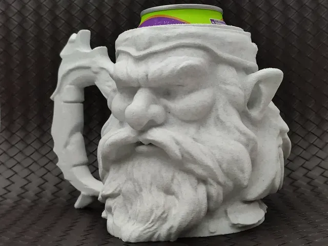 Battle Dwarf - Can Holder (0.5L + 12oz Cans) — Image 15 of 17