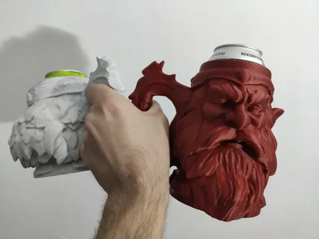 Battle Dwarf - Can Holder (0.5L + 12oz Cans) — Image 5 of 17
