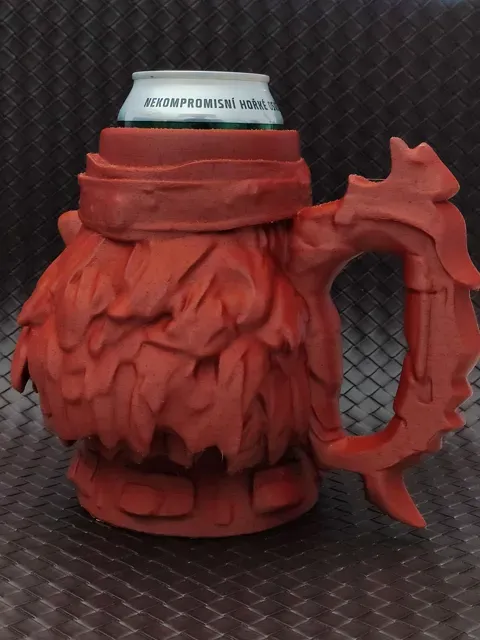 Battle Dwarf - Can Holder (0.5L + 12oz Cans) — Image 8 of 17