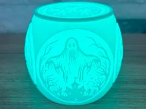 Tea / Puck Light with Lid "Halloween No.5"