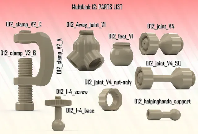 MultiLink12: ArticulatedArm, Tripod, Clamp Options — Фото 4 из 6