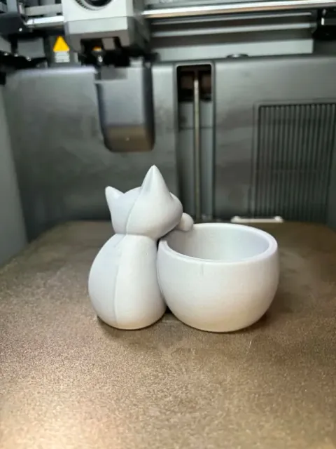 Sleeping Cat Planter-Cute Cat Flower Pot — Image 5 of 5