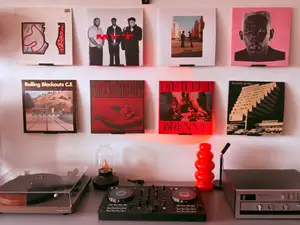 Vinyl / Schallplattenwandhalterung