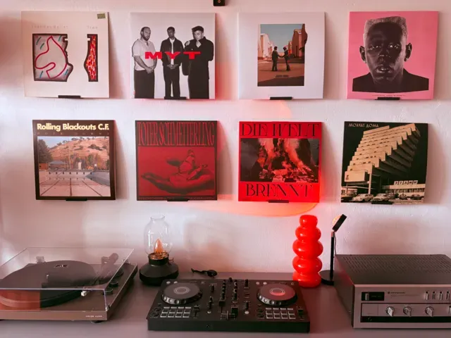 Vinyl / Schallplattenwandhalterung