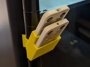LED Remote Holder -Metal Wire Rack Shelf Post-PLA