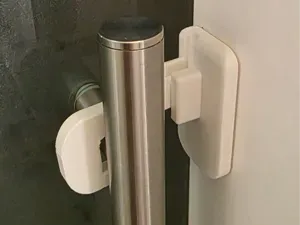 Sliding Barn Door Handle Lock V1 (Non-Folding)