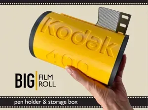 BIG Kodak film roll – Pen holder & storage box