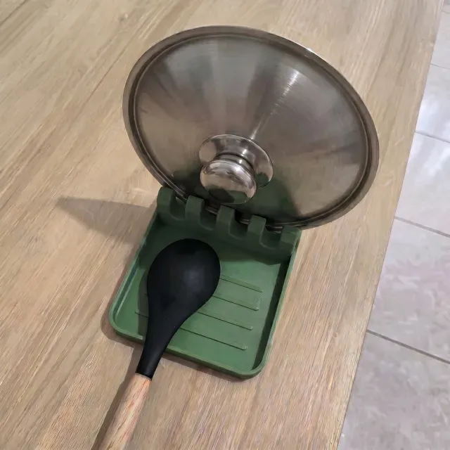 kitchen utensil holder – spoon and lid stand — Image 2 of 2