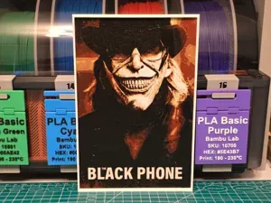 The Black Phone Movie Poster - Hueforge Art