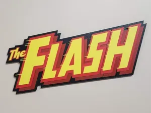 The Flash Name Wall Art