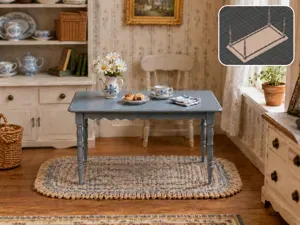 Dollhouse miniature model - Dining table