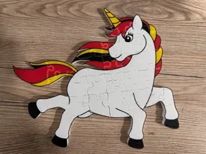 Unicorn 3D puzzle