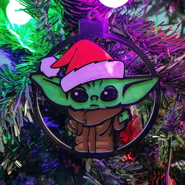 Baby Yoda Christmas Tree Decoration