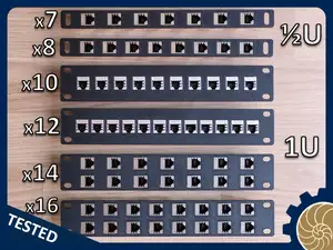 10 inch Rack: Patch Panel Keystone BoNanZa!
