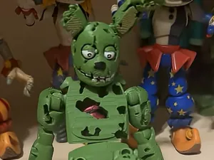 Springtrap Action Figure (MULTI-COLOR)