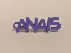 Porte clés personnalisé avec le prénom ANAIS
