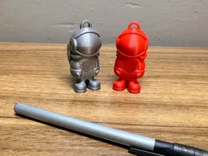 60mm Astronaut Keychain Desk Figure Toy Helmet
