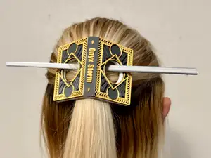 Onyx Storm Hair Pin