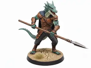 Coboldo Guerriero Lancia D&D Miniature (44mm)