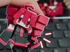 重音teto 可动关节 像素风铰链玩偶