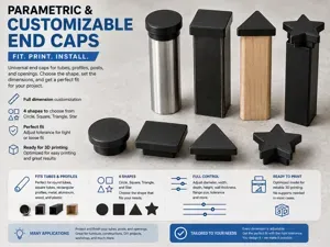Parametric Pipe & Profile End Cap