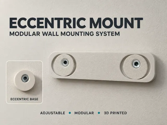 Eccentric Mount – Adjustable Wall Mount & CAD Kit