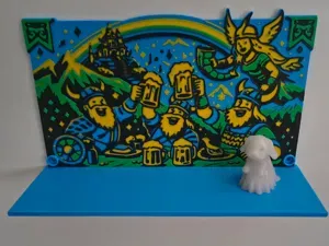 Viking Valhalla Wall Shelf – Norse Decor