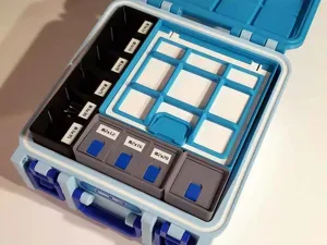 Gridfinity 3x (6U,9U &12U) Lidded Bins version 2.2