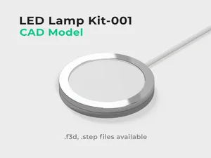 LED Lamp Kit-001 - CAD model ( .step, .f3d files )
