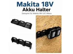 Makita 18V Akku Halter 2/3/4-fach Wandhalter