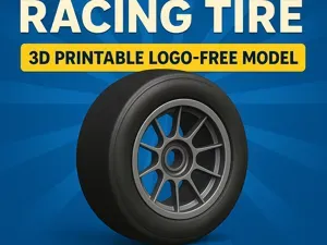 Motorsport Display F1 Tire – Fan-Made 3D Model