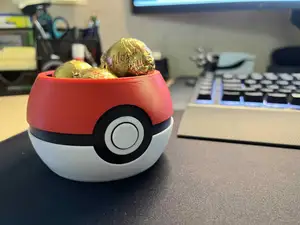 PokéBowl–Stylish bowl/Pen/Pencils holder(Pokéball)
