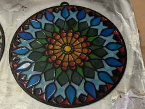 Cathedral Stained Glass - PETG Frame for Epoxy