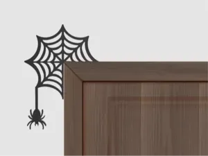 Spider Web Corner Decor