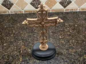 Ornate Tabletop Cross