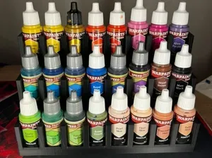 Ultimate Army Painter Rack With Color Sample Wells