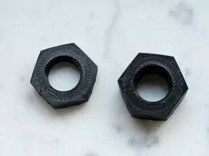 M12x1.5 Threaded Nuts - 2 Heights