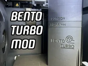 Bento Box TURBO Mod: 24v Blower Fan Filters Fumes!