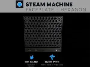 Steam Machine Faceplate - Hexagons