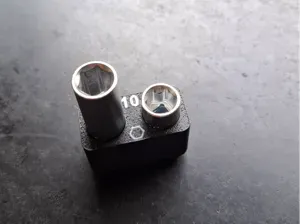 Gridfinity Steckschlüssel Holex 1/4Zoll lang&kurz