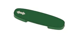 Action Bricks for Duplo Train Tracks - Green - Reverse