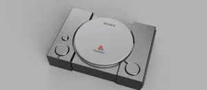 Mini PlayStation 1 with Shopping Cart Chip Coin - fidget clicker