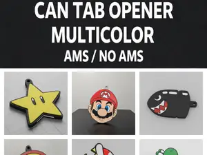 destapador de latas mario Tanooki keychain 3d game