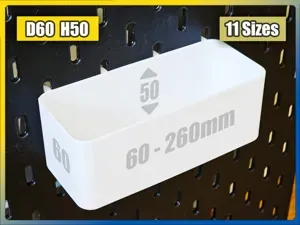 IKEA Skadis Container D60 H50