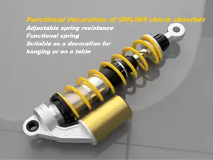 Functional decoration of OHLINS shock absorber